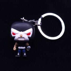 Black and White Keychain Figure